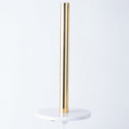 Gold Paper Tissue Towel Holder with Marble Base