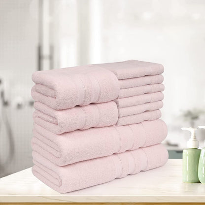 Towel Set - 2 Bath Towels, 2 Hand Towels and 6 Washcloths