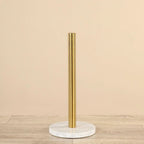 Gold Paper Tissue Towel Holder with Marble Base