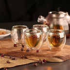 Cốc thủy tinh đôi tường Cava