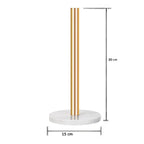 Gold Paper Tissue Towel Holder with Marble Base