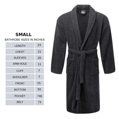 Terry Bathrobes Unisex With Slipper