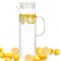 Heat Resistant Water Jug With Handle and Glass Lid 1500 ML
